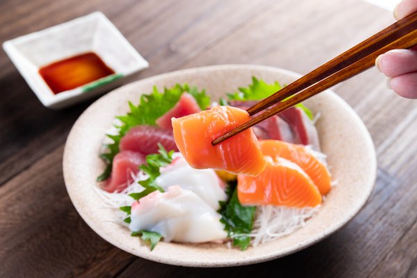 Laxrygg Sashimi